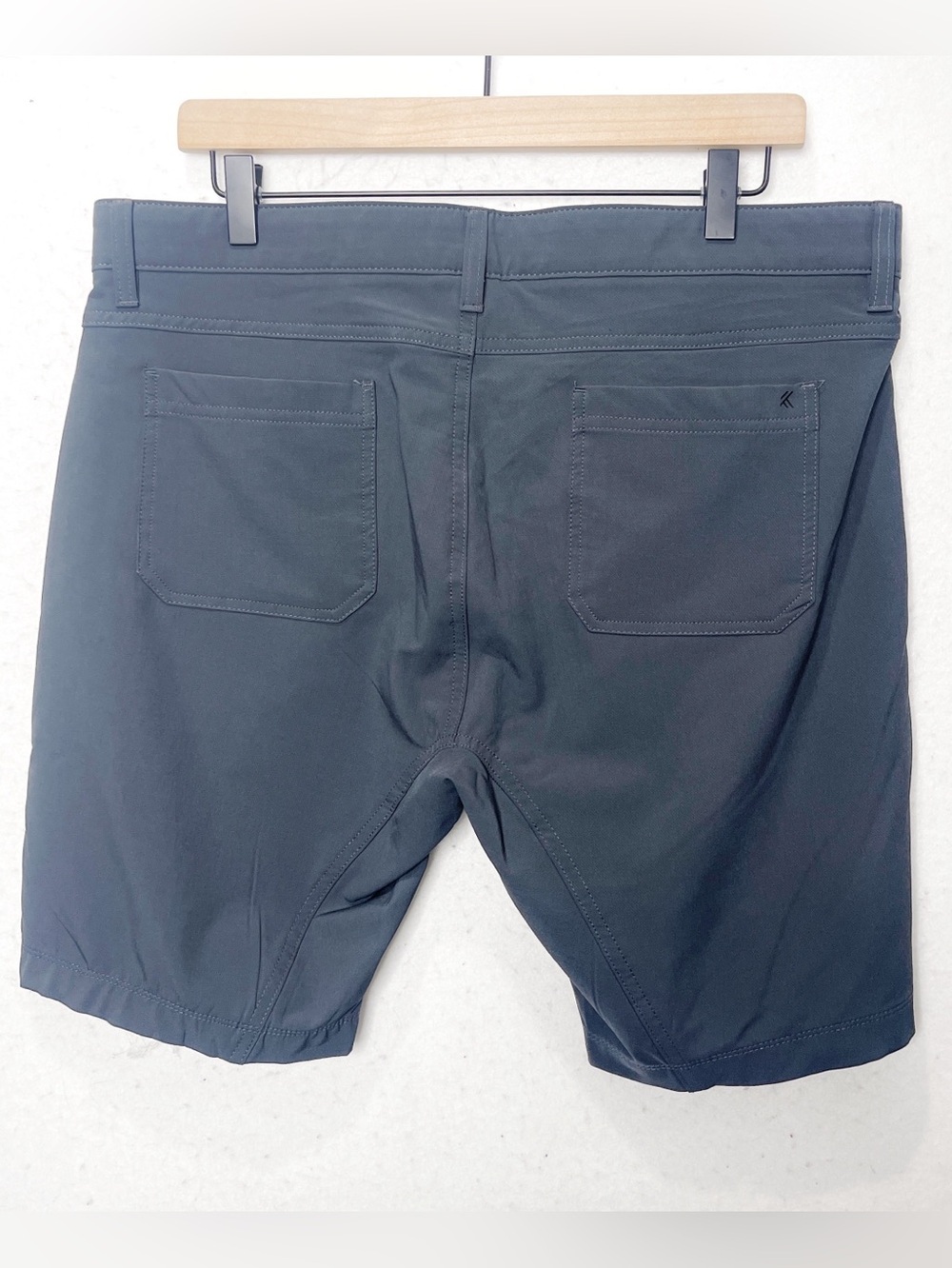 Kyodan Golf Mens Performance Shorts Stretch Flat Front Tech Gray Athletic Sz 34 - Picture 2 of 6